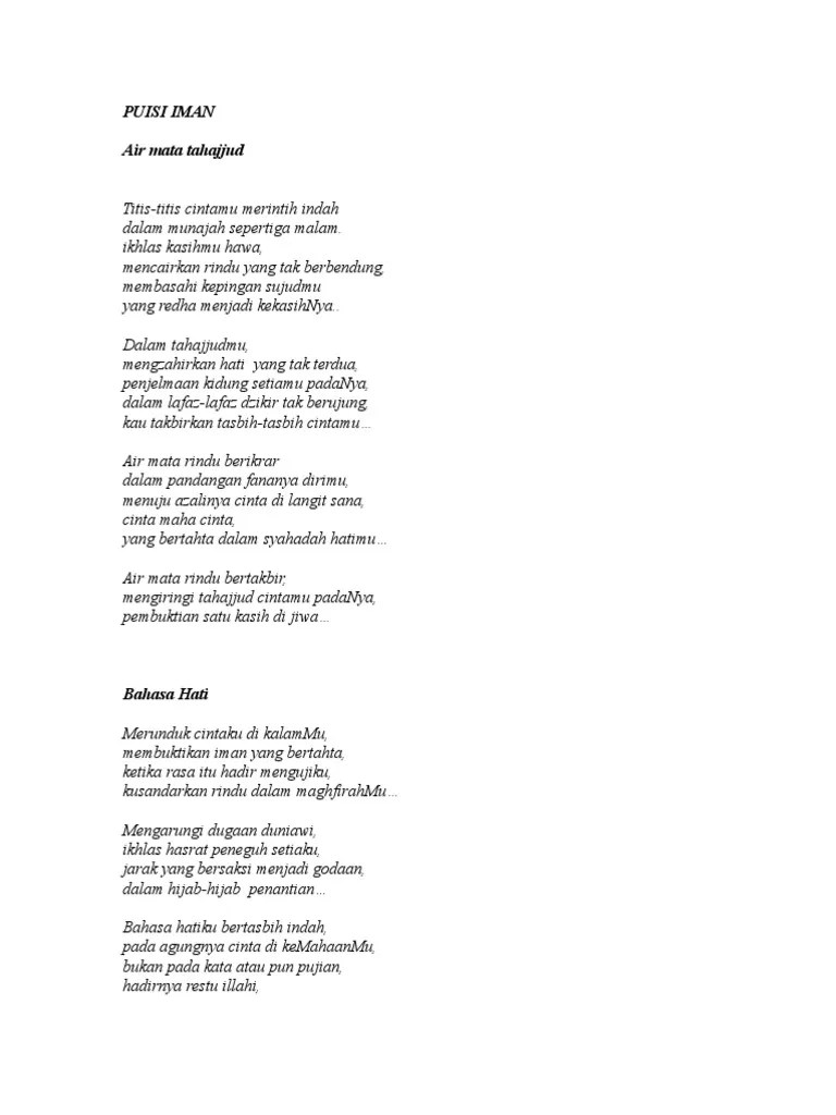 Puisi Iman2 | PDF