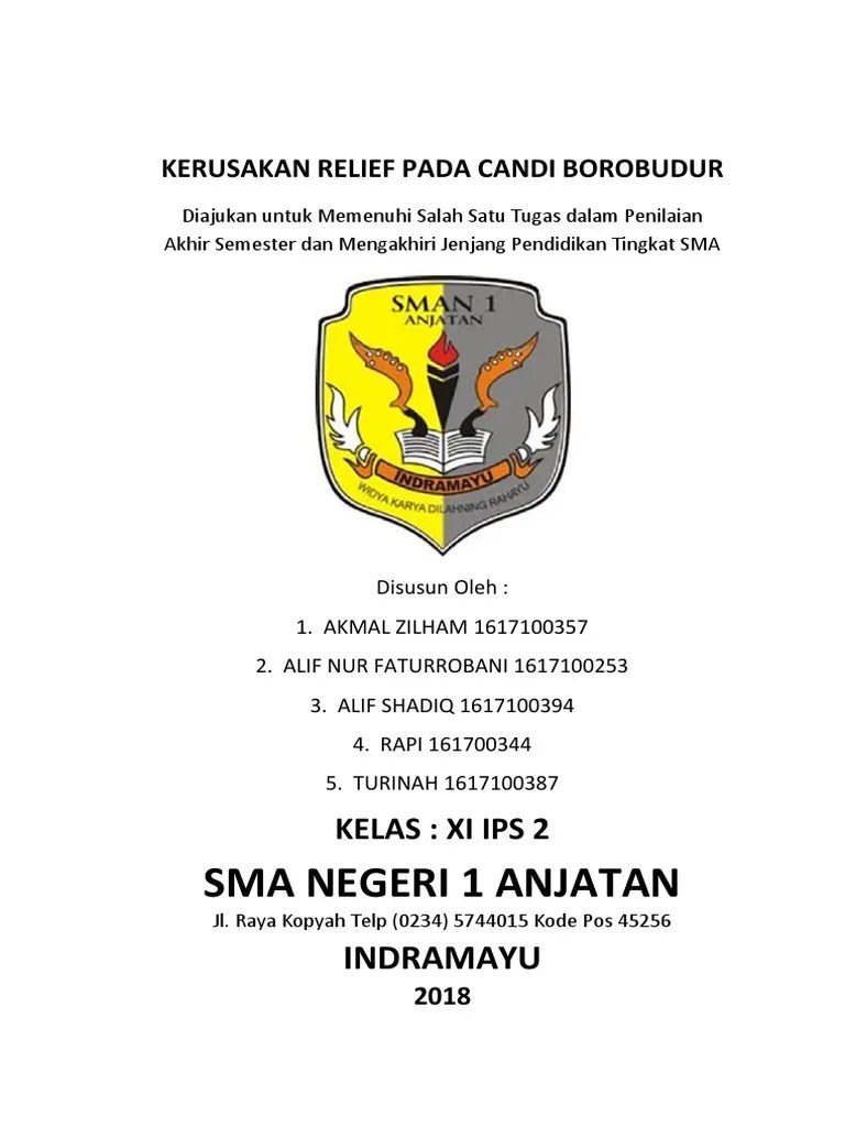 Sman 1 Anjatan | PDF
