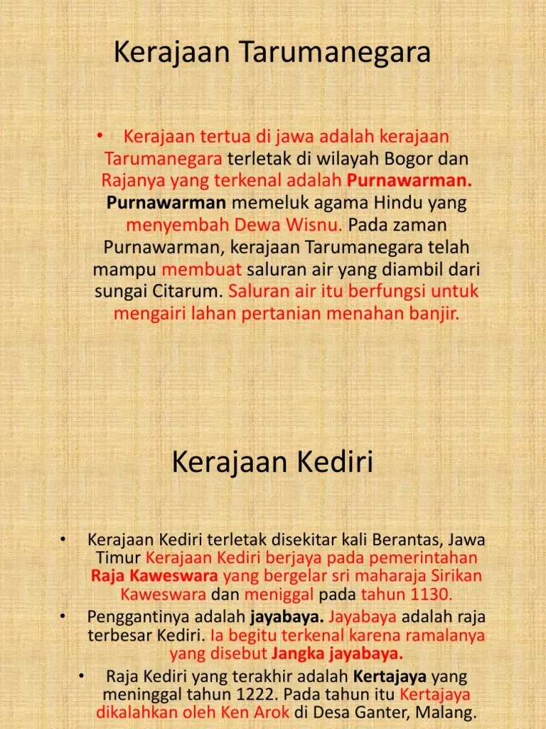 Kerajaan Tarumanegara | PDF