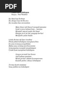 Puisi Bahasa Inggris Tentang Guru | PDF