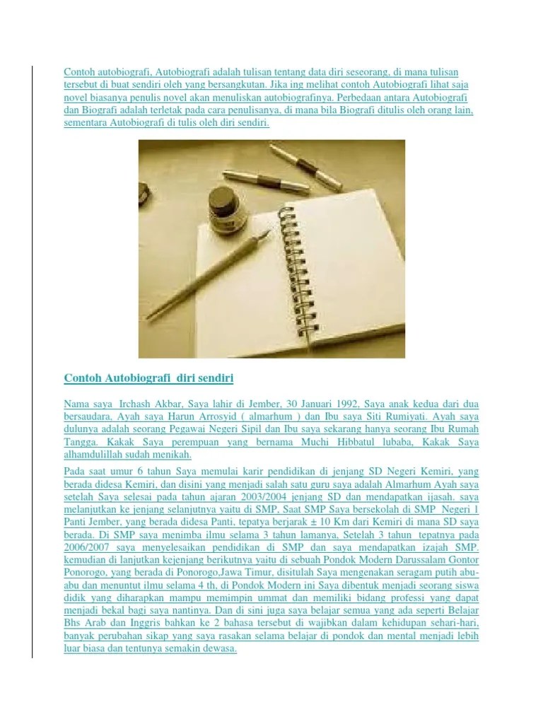 Contoh Autobiografi | PDF