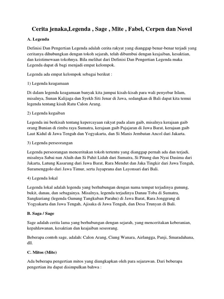 Contoh Cerita Saga - Revisi Id