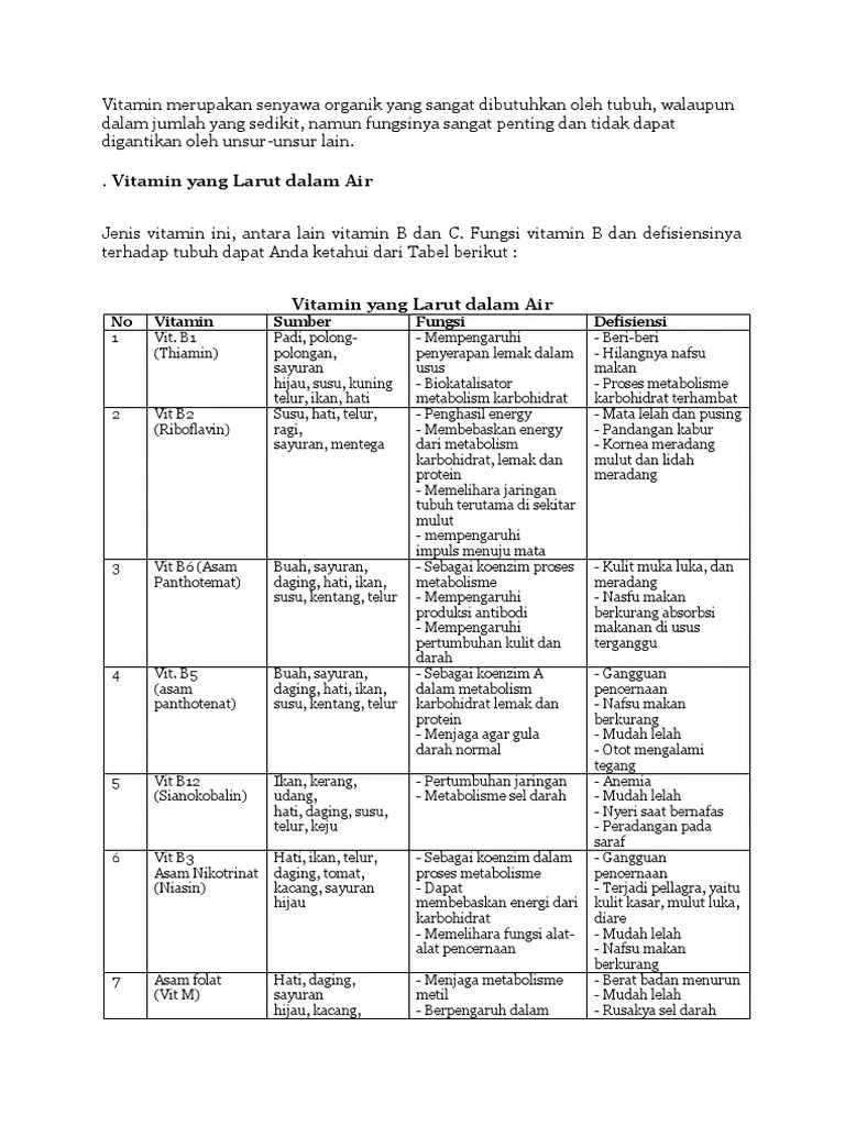 Vitamin Dan Mineral | PDF