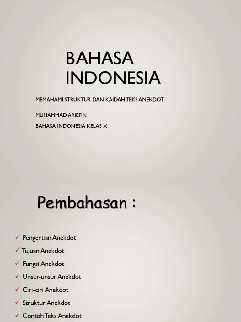Contoh Kalimat Retoris Dalam Teks Anekdot - Berbagi Teks Penting