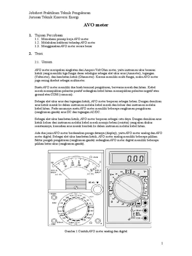 AVO Meter | PDF