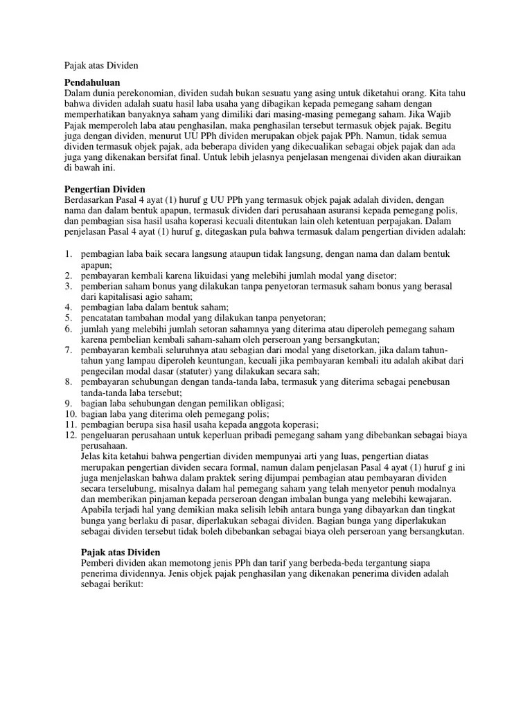 PPH PASAL 23 Baru 2 | PDF