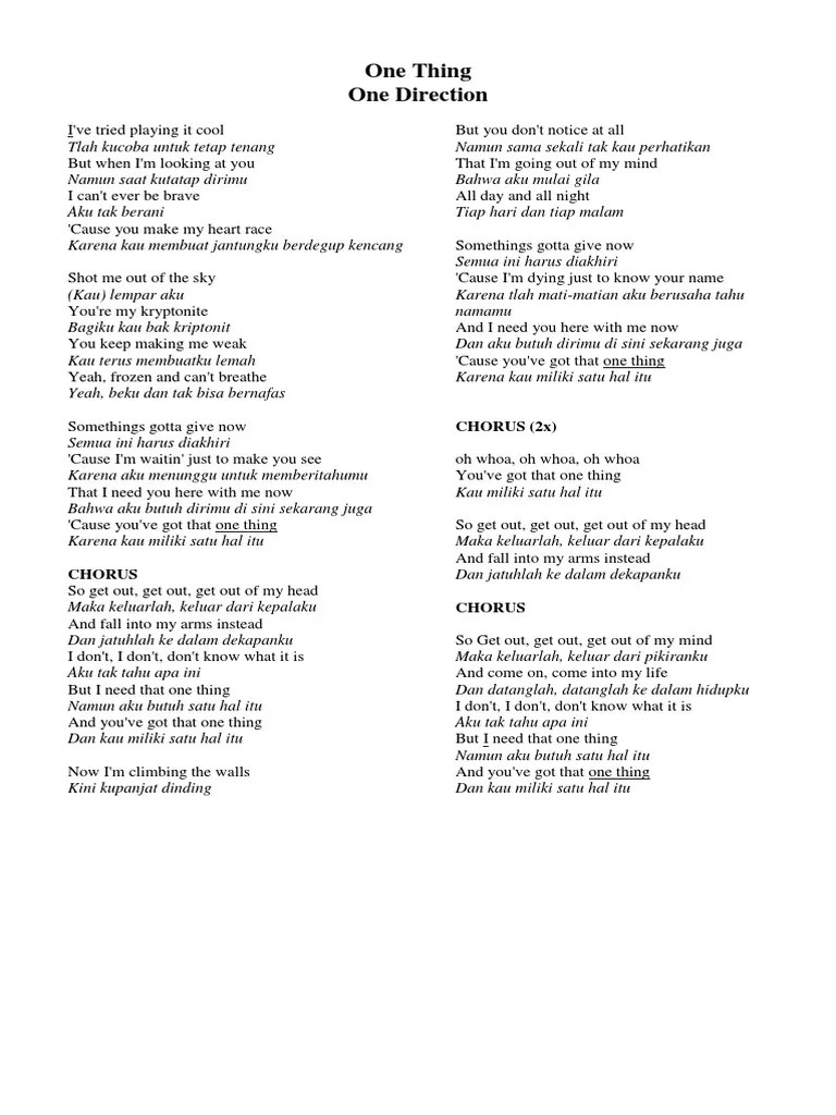 Lirik Lagu Barat | PDF