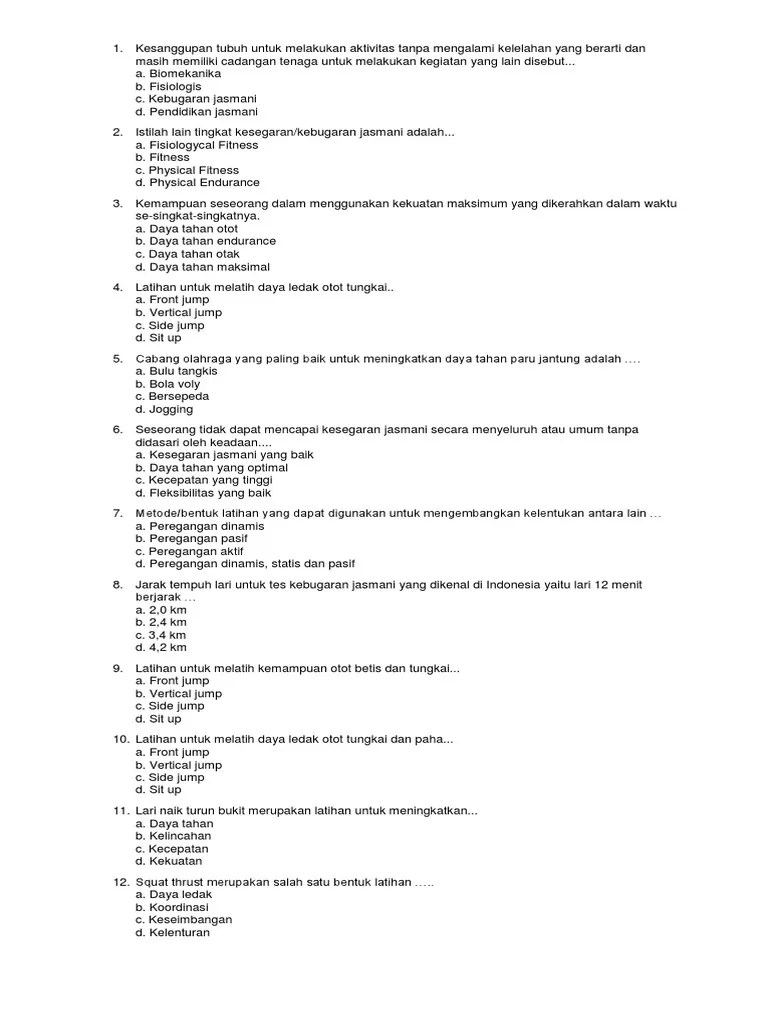 Latihan Kebugaran Jasmani Secara Teratur Membantu Mengurangi Terjadinya  Penyakit - Ini Aturannya