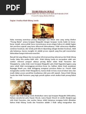 Teori Perang Bubat | PDF