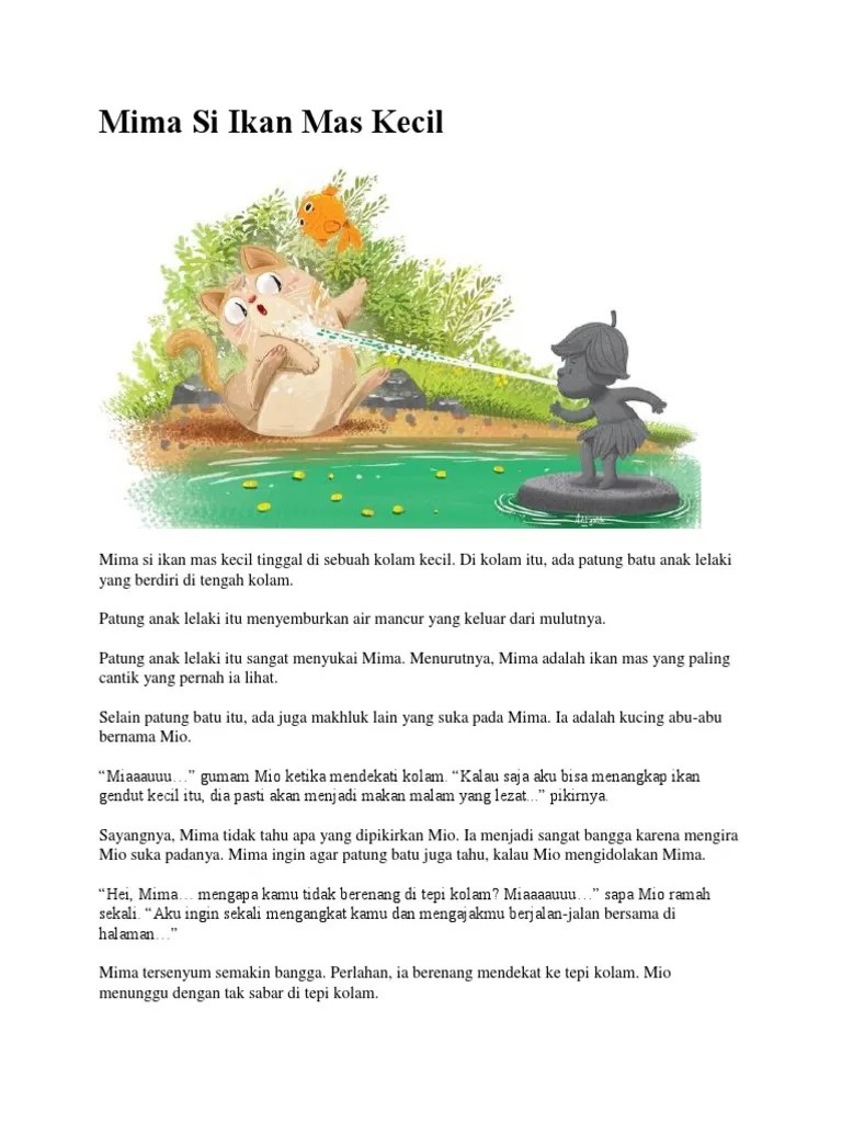 Cerpen Singkat Ikan Mas – Lakaran