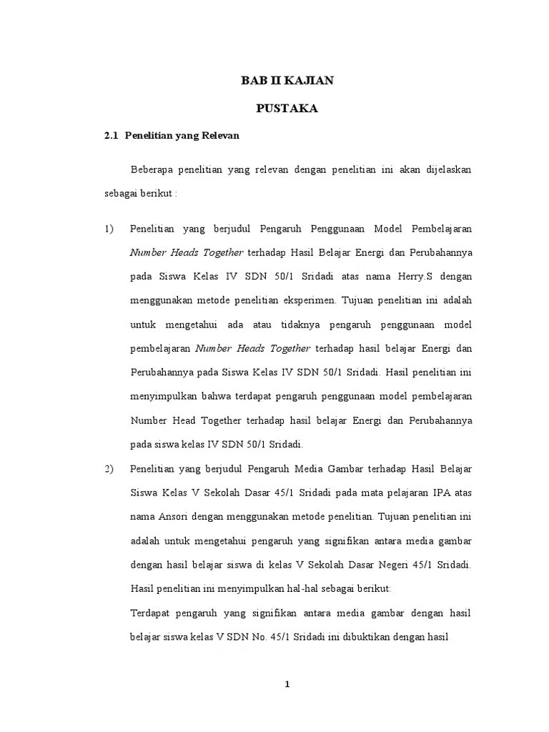 BAB II Penelitian Yang Relevan | PDF