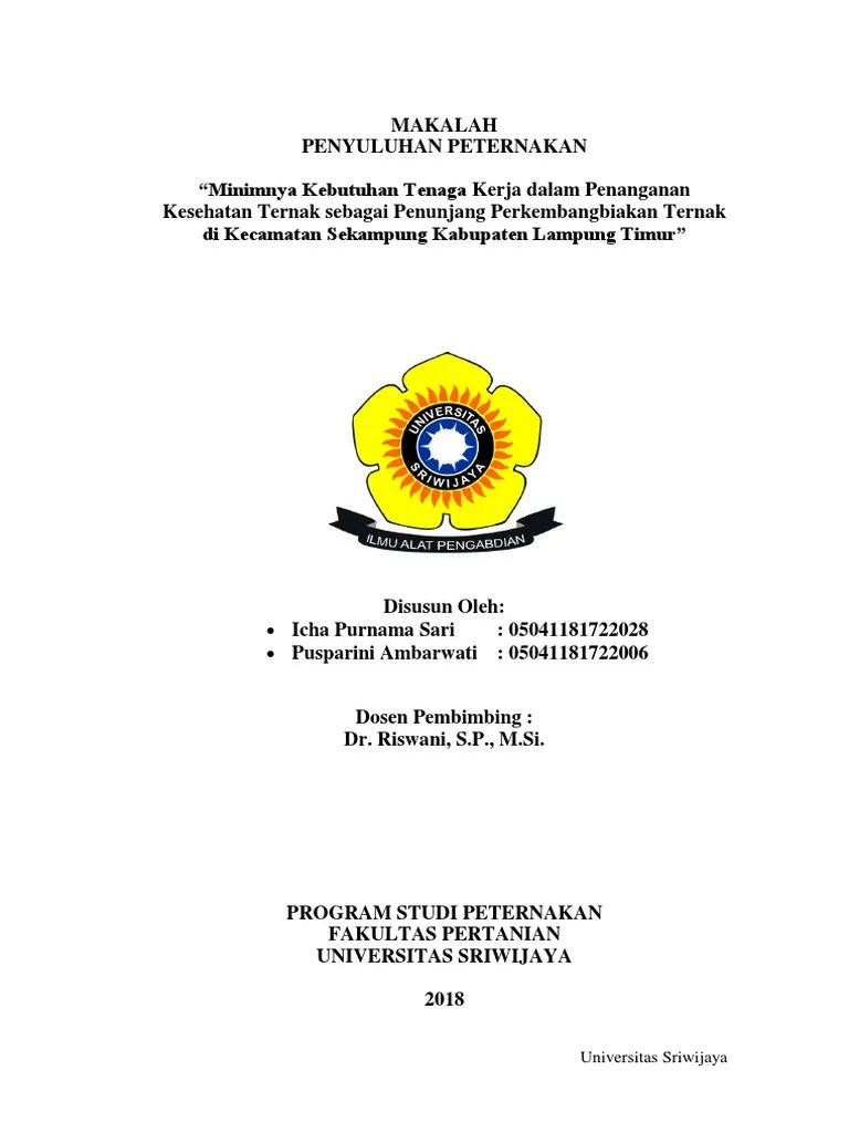 Makalah Penyuluhan Pertanian (Icha, Puspa) | PDF