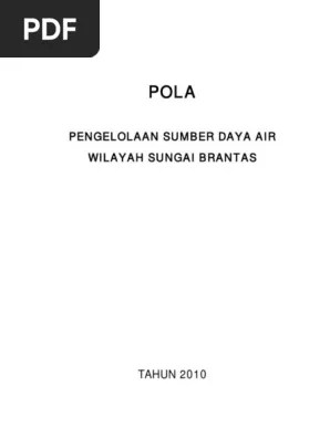 Daerah Aliran Sungai Brantas PDF | PDF