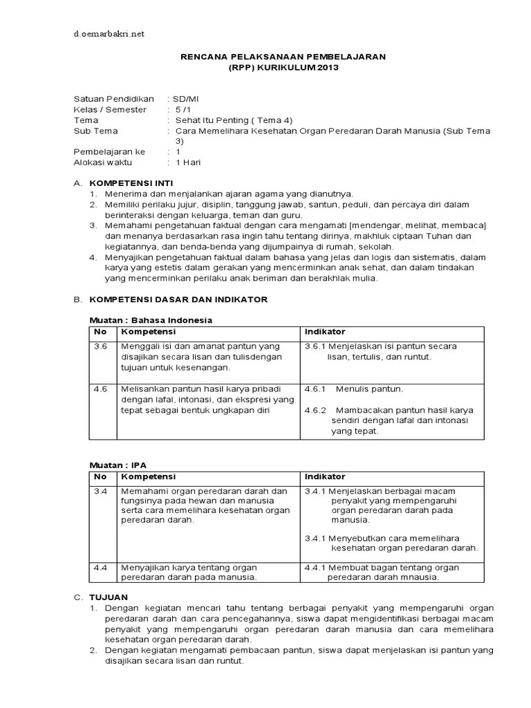 Pantun Nasehat Menjaga Kesehatan Organ Peredaran Darah