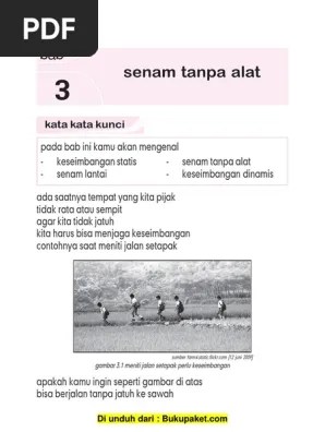 Pelajaran 3 Senam Tanpa Alat | PDF