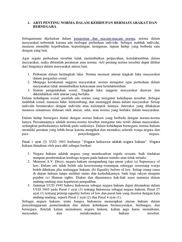 Jelaskan Arti Penting Hukum Dalam Kehidupan Bermasyarakat Dan Bernegara –  Kami