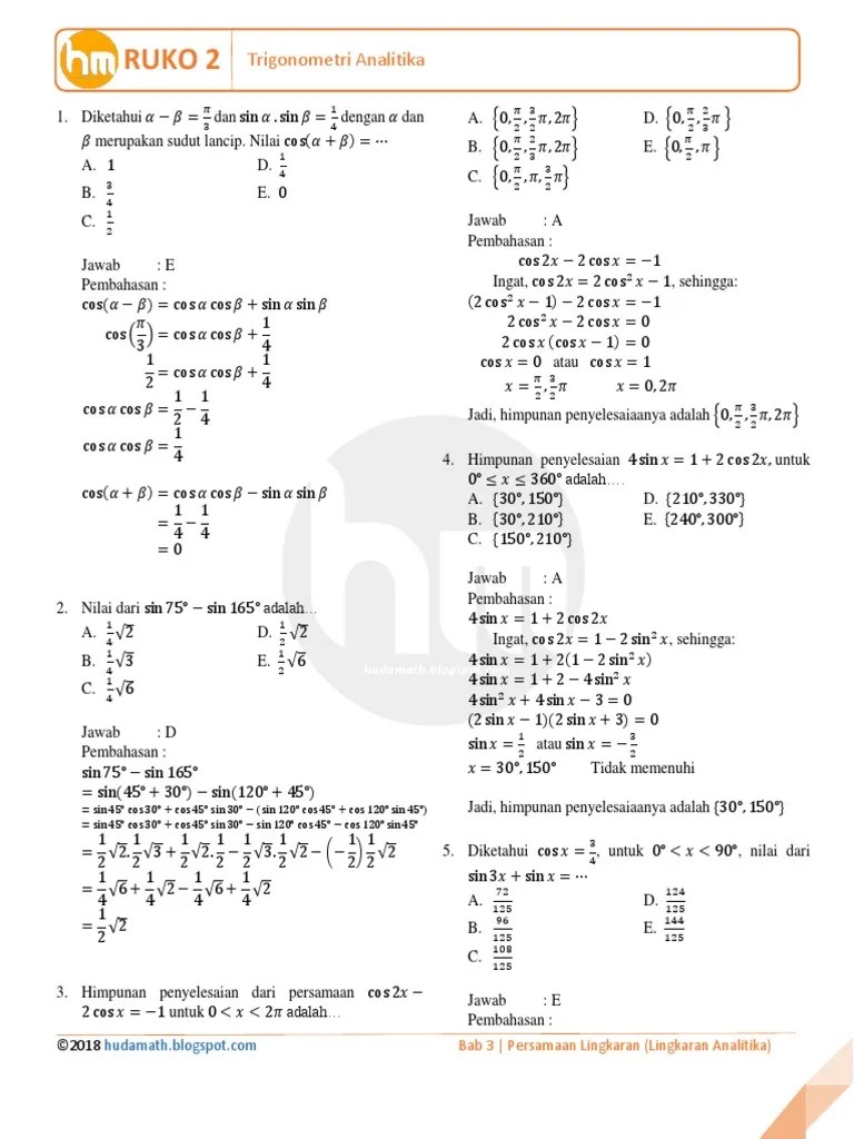 BAB 2 RUKO 2 (No 1-30) | PDF