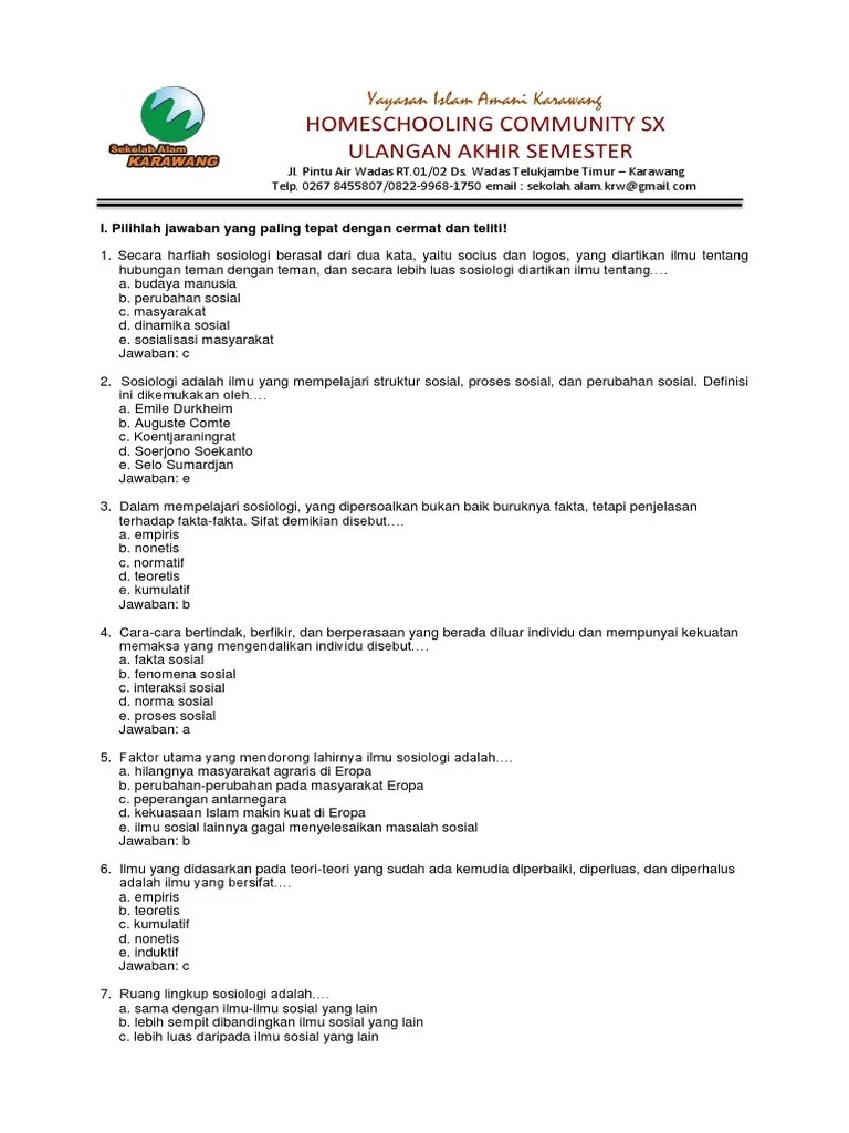 Faktor Utama Yang Mendorong Kelahiran Ilmu Sosiologi Adalah - Terkait Ilmu
