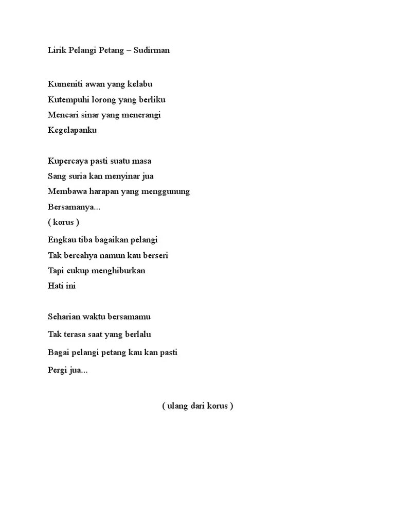 Pelangi Boomerang Lirik Chord