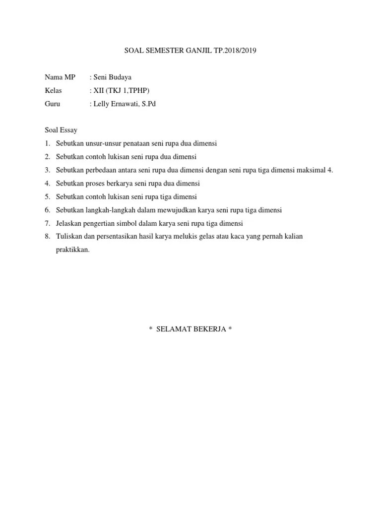 Sebutkan Contoh Seni Rupa 2 Dimensi Dan 3 Dimensi – Berbagai Contoh