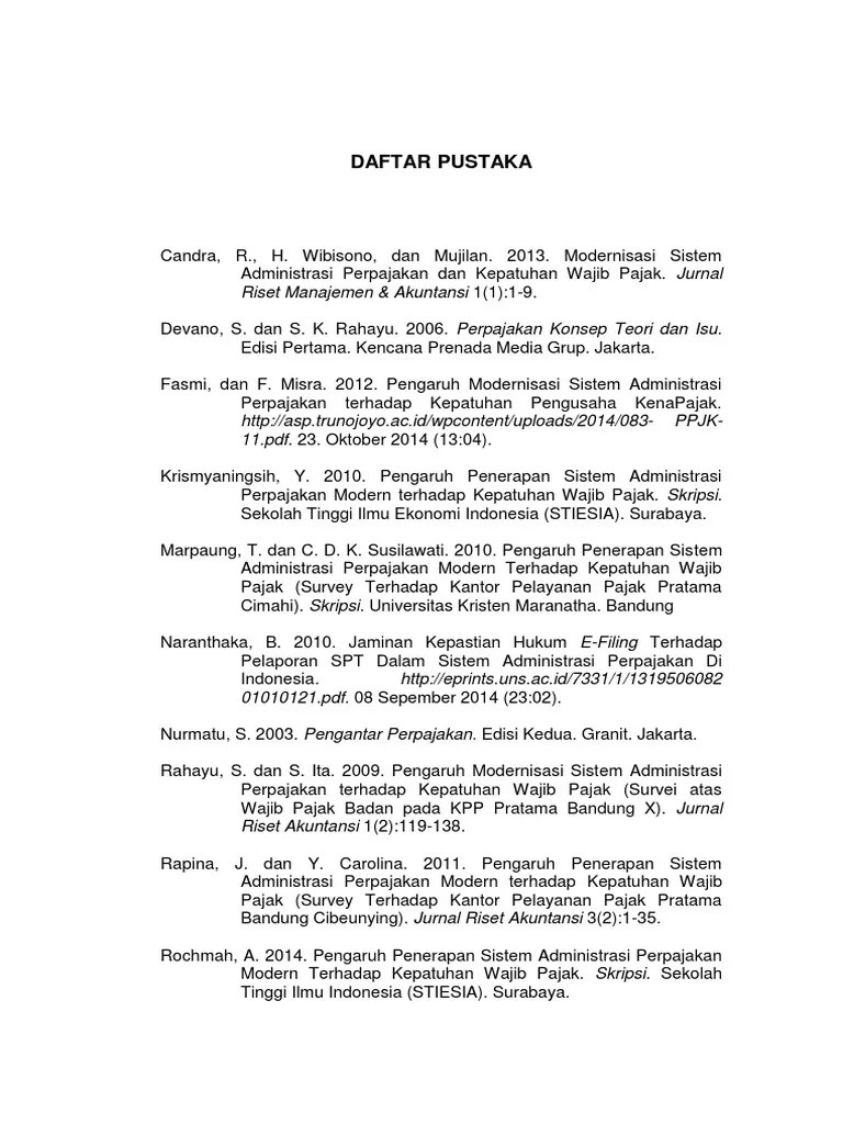 Daftar Pustaka | PDF