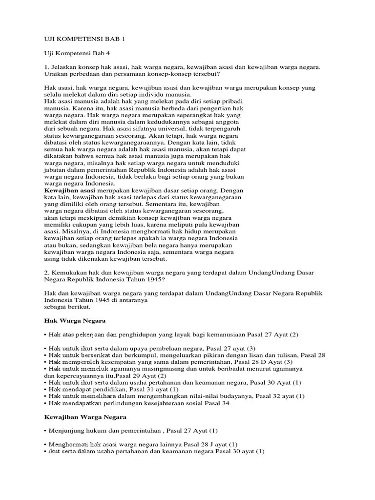 Definisi Hak Asasi Manusia Dan Kewajiban Asasi Manusia Dari Beberapa  Pendapat Pakar