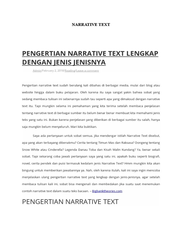 Contoh 25 Soal Tentang Error Narrative Beserta Jawabannya
