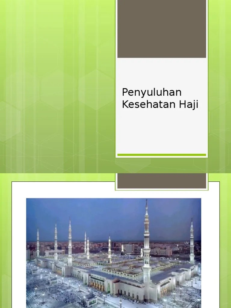 Penyuluhan Kesehatan Haji | PDF