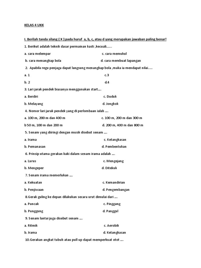Kelas 4 Ukk | PDF