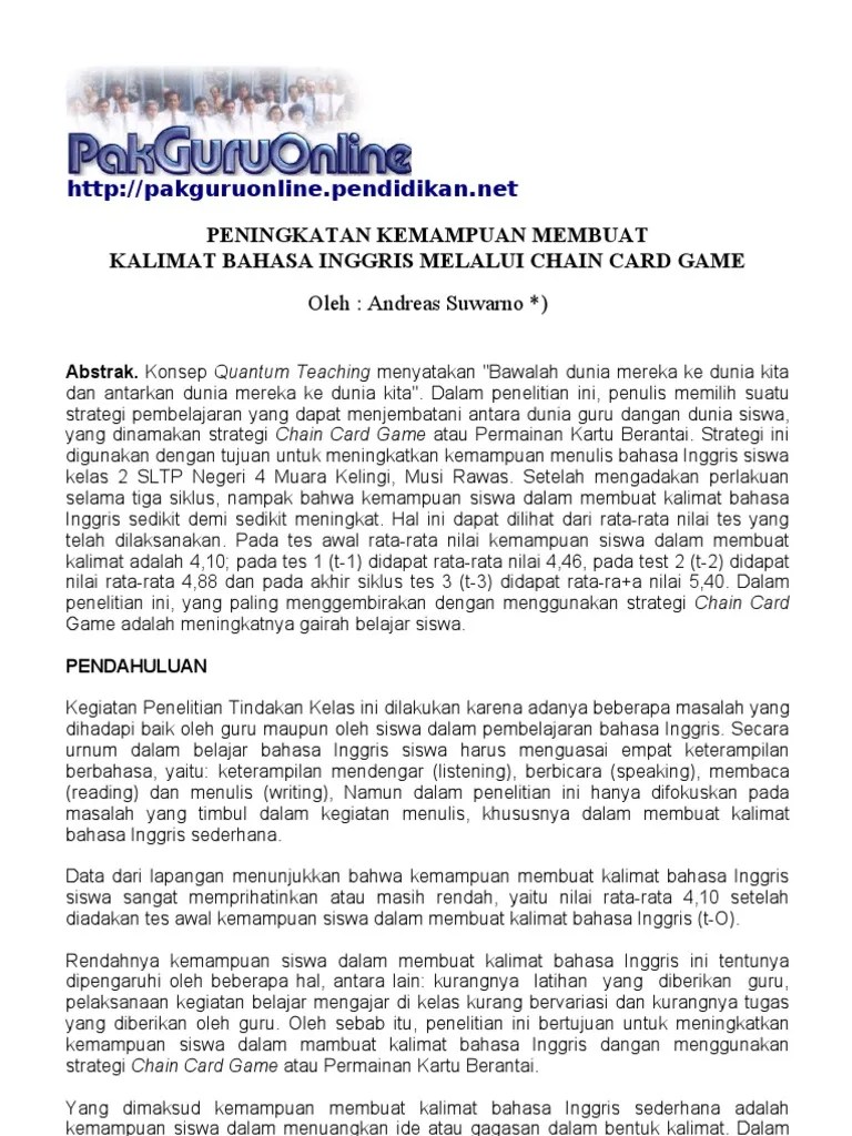 Chain Card Game | PDF