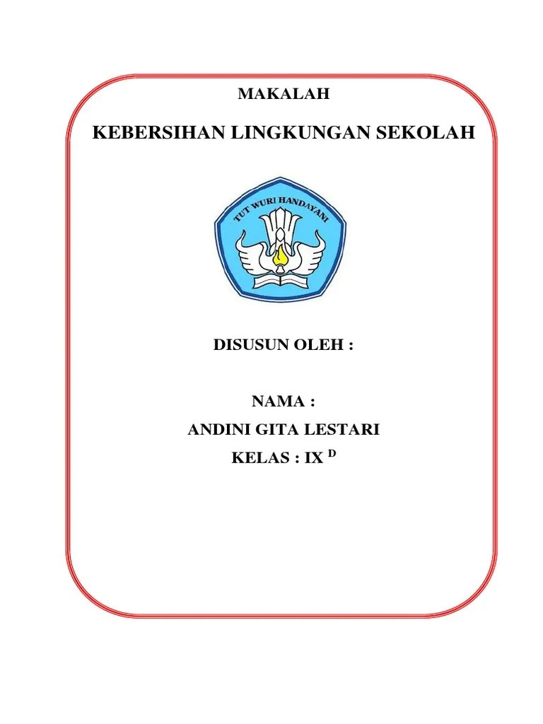 Makalah Kebersihan Lingkungan Sekolah | PDF