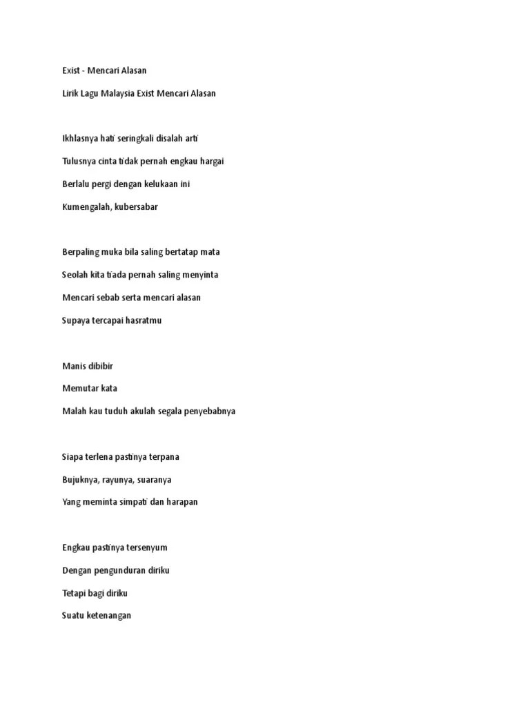 Exist - Mencari | PDF