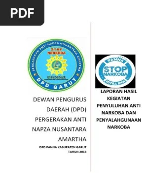 Laporan Hasil Penyuluhan Anti Narkoba | PDF