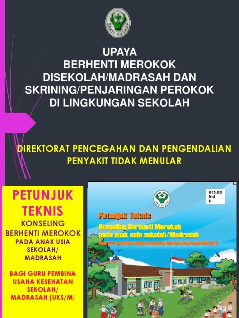 Upaya Berhenti Merokok Sekolah | PDF