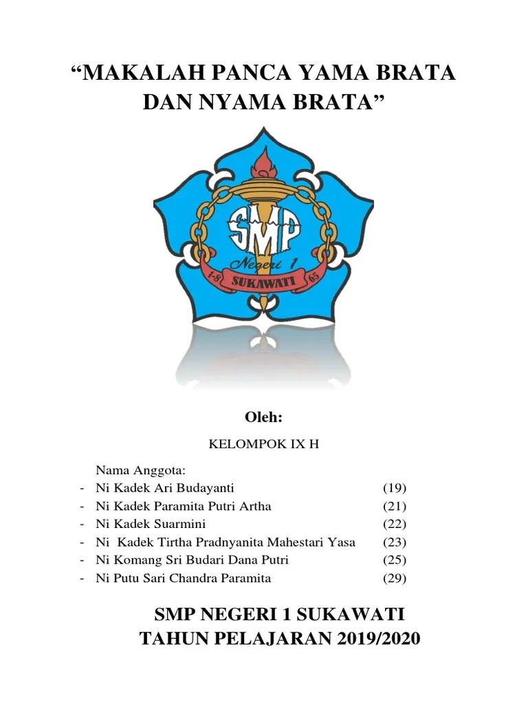 Panca Yama Dan Nyama Brata – Kami