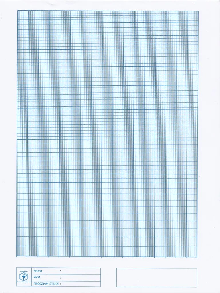 Kertas Semilog Biru PDF | PDF