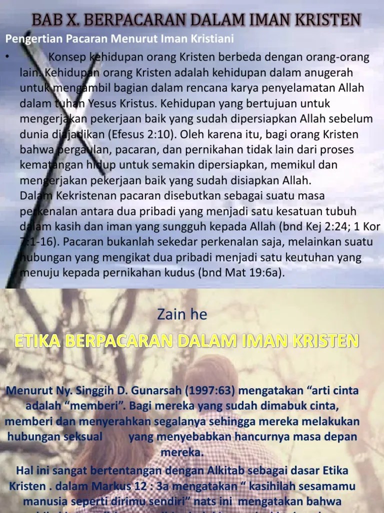 Group 1 - Presentation of Berpacaran Dalam Iman Kristen | PDF