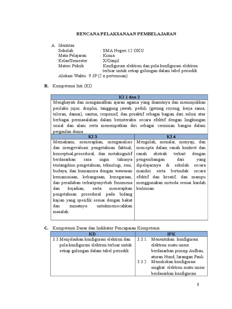 RPP Kelas X KD 3.3 Pertemuan 3 | PDF