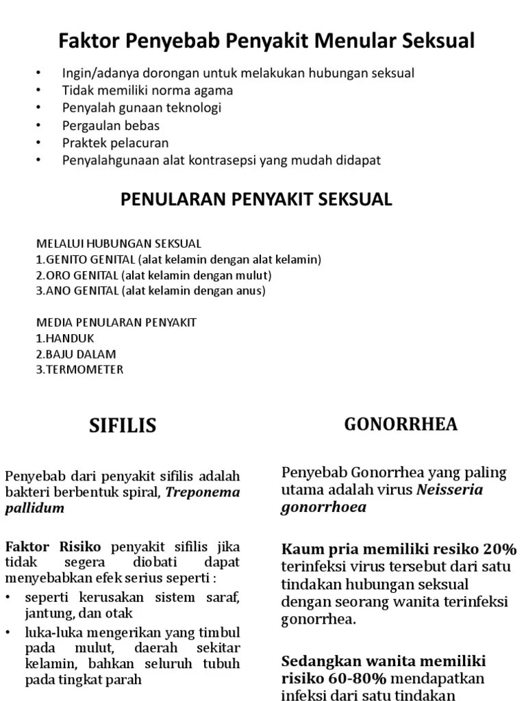 Penyebab Penyakit Menular Dan Tidak Menular - Berbagai Sebab