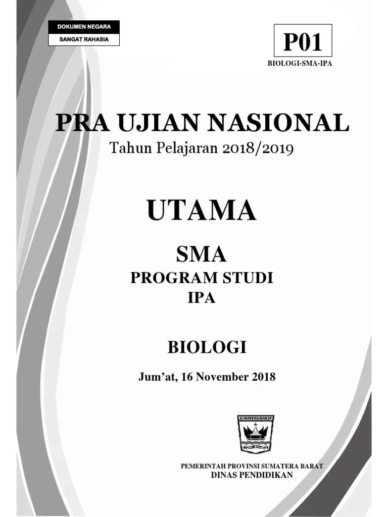 Kunci Jawaban Un Biologi 2019 – Goreng