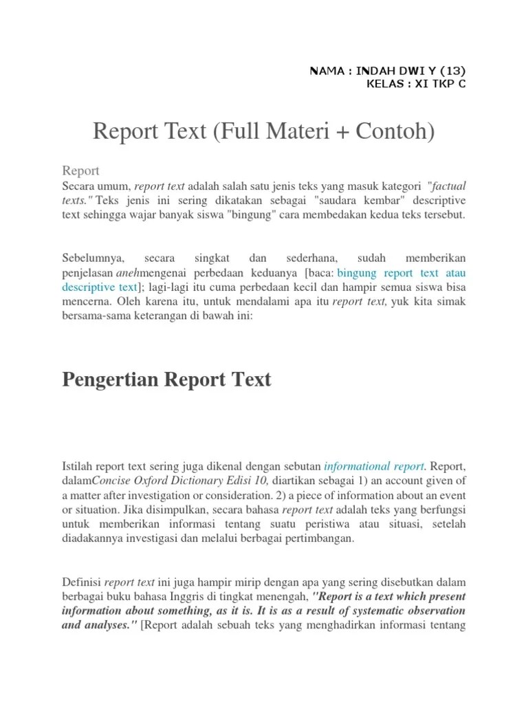 Report Text | PDF