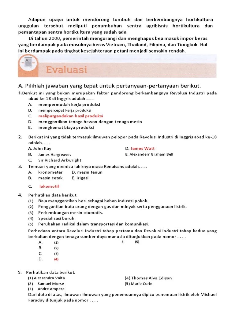 Soal Dan Jawaban Iptek | PDF