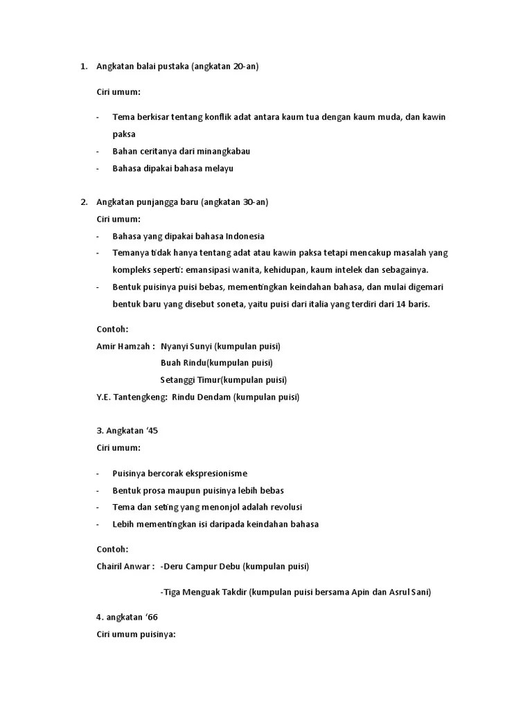 Angkatan20-Angkatan66 Dan Rima