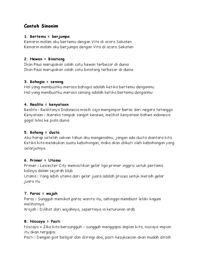 Niscaya Sinonim – Nasi