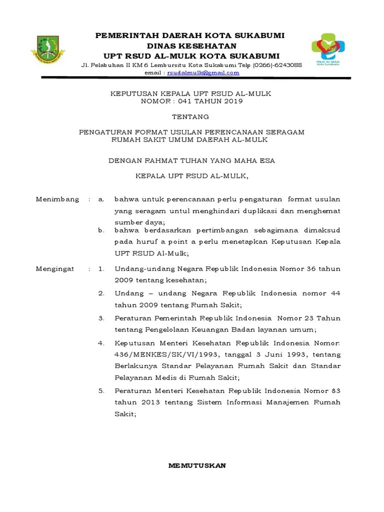 SK Format Seragam | PDF