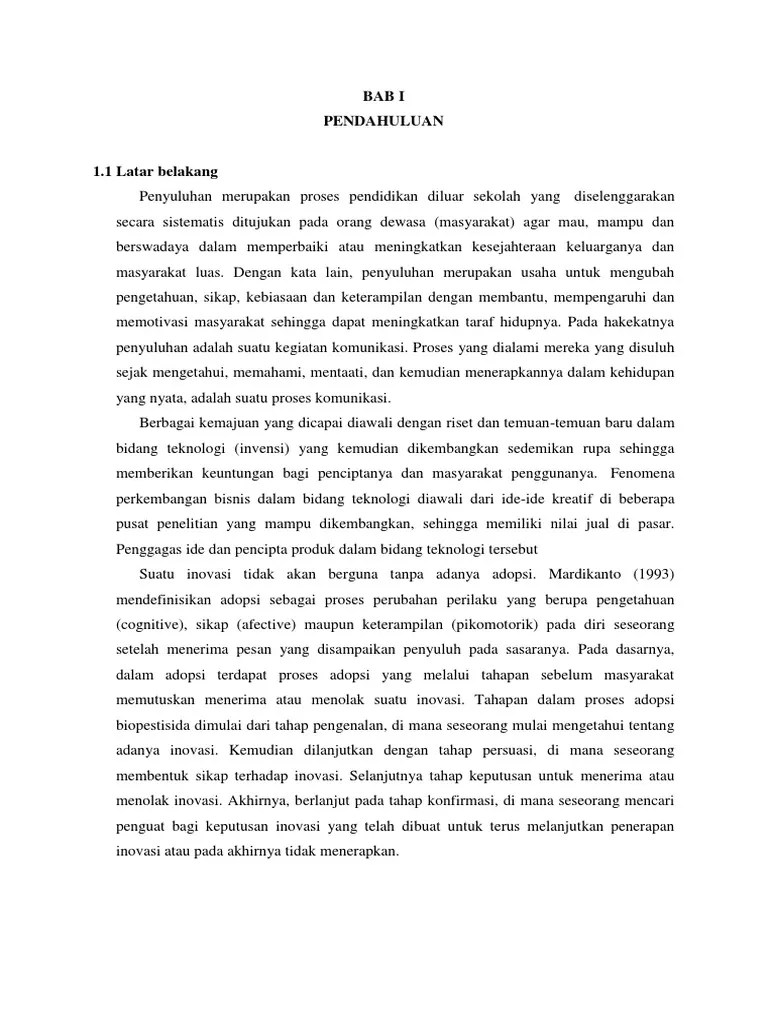 Adopsi Dan Inovasi | PDF