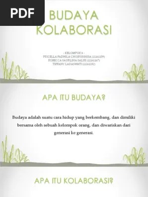 Budaya Kolaborasi | PDF