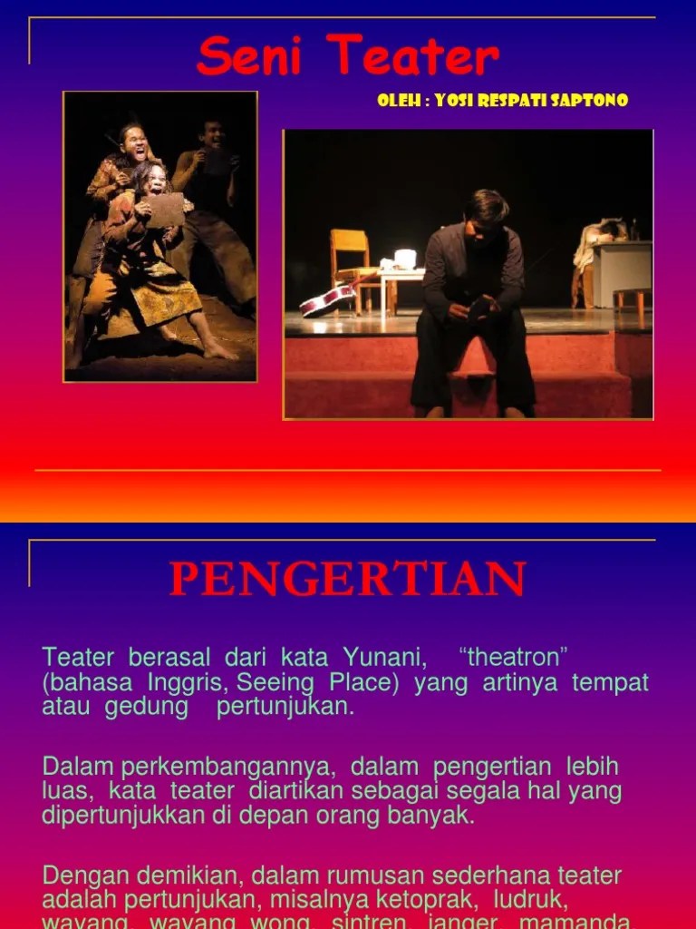 Seni Teater 1 Kelas X | PDF