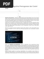 Pengertian Algoritma Pemrograman Dan Contoh Soal | PDF