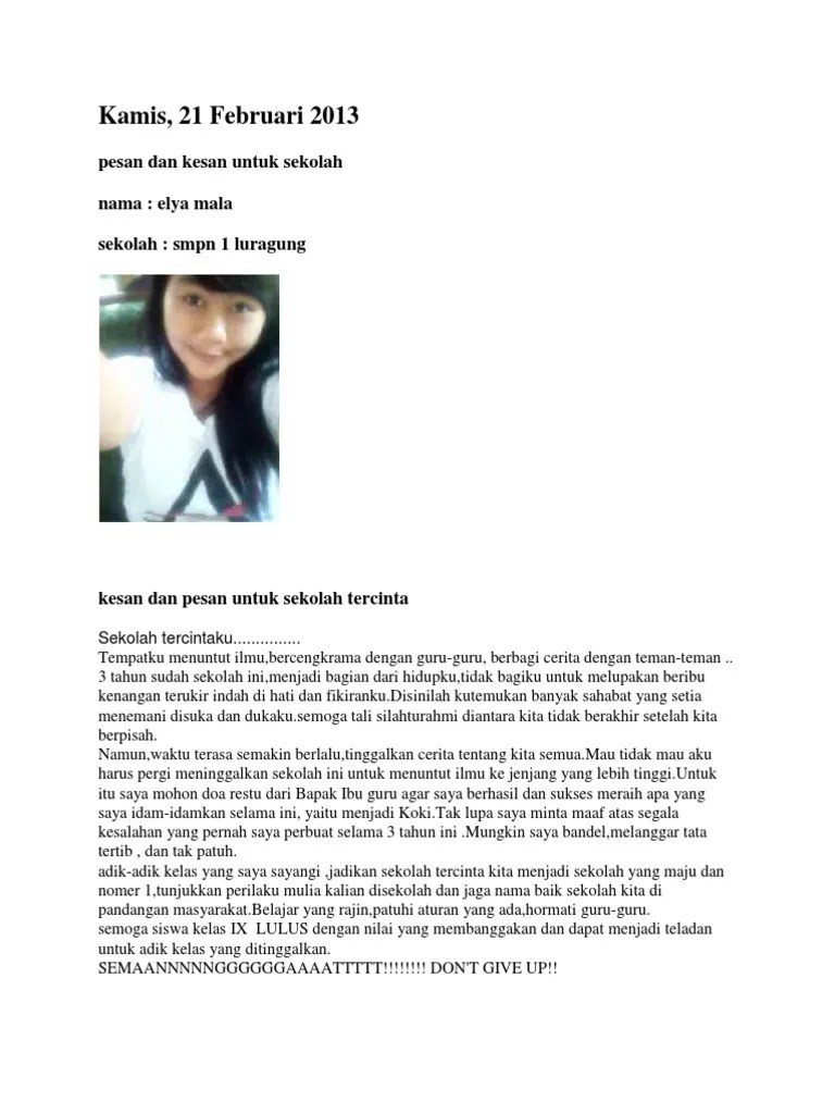 Pesan Dan Kesan | PDF